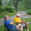 Lions Ron and Bud watching the activiies.